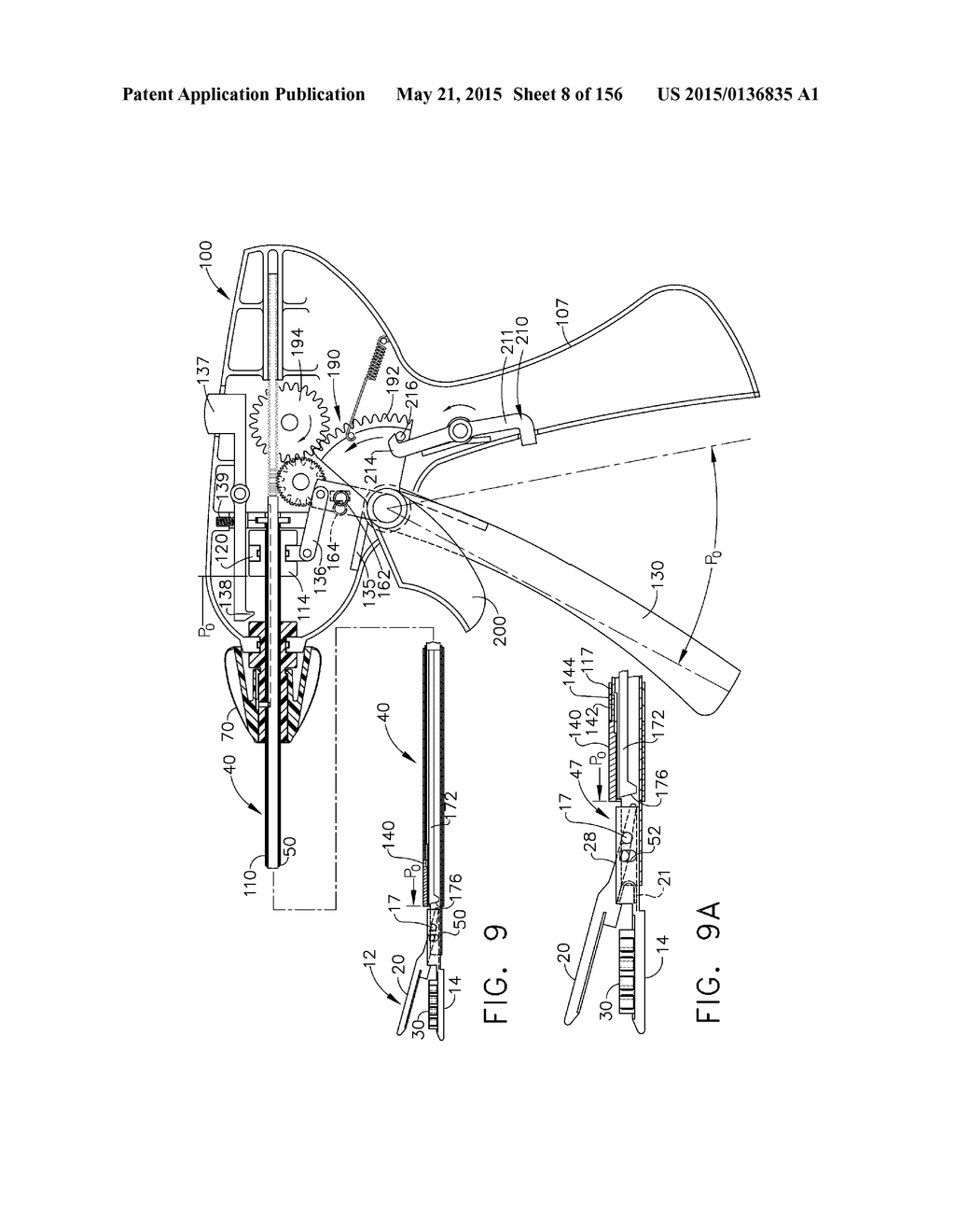 SURGICAL STAPLER WITH FLOATING ANVIL - diagram, schematic, and image 09