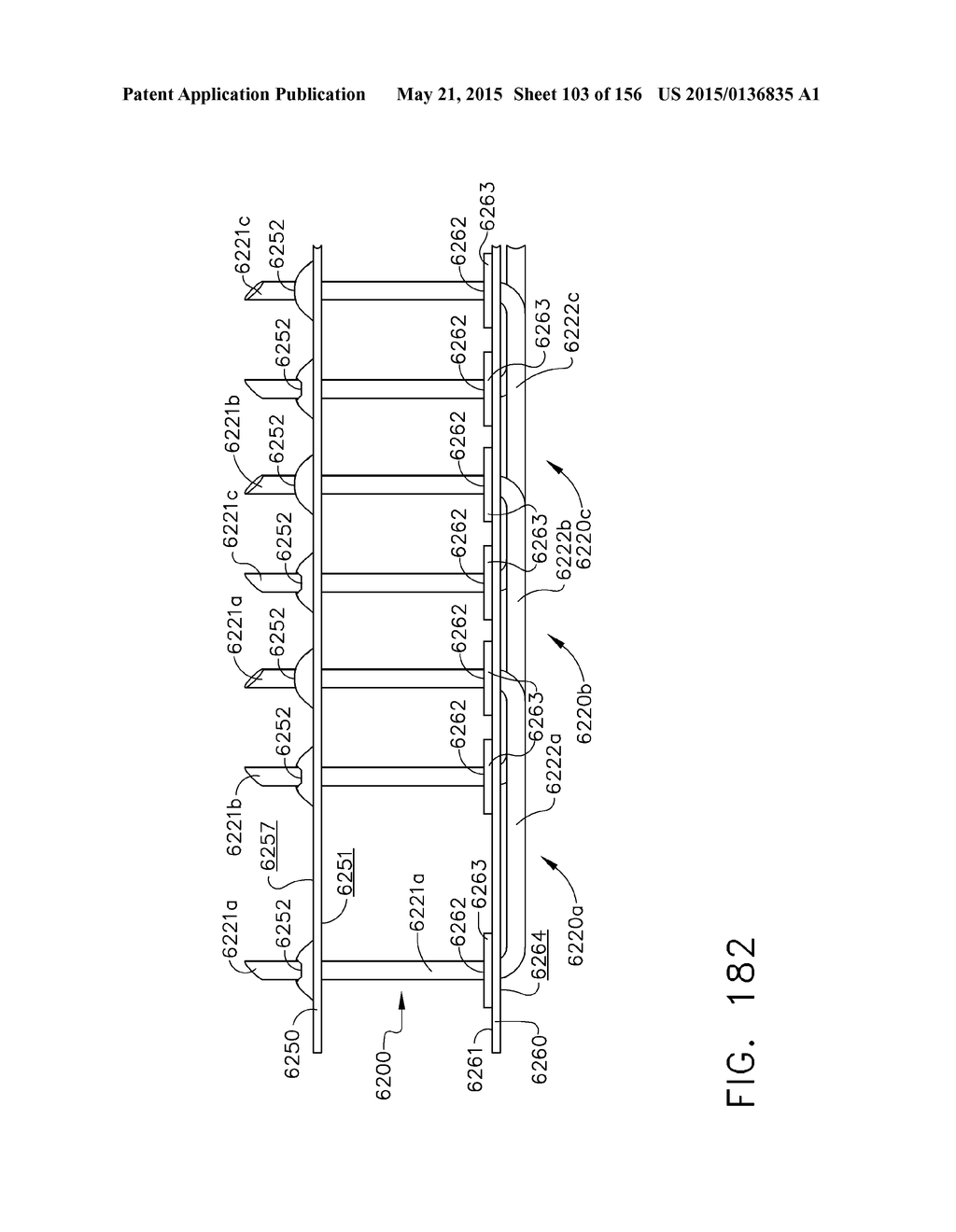 SURGICAL STAPLER WITH FLOATING ANVIL - diagram, schematic, and image 104