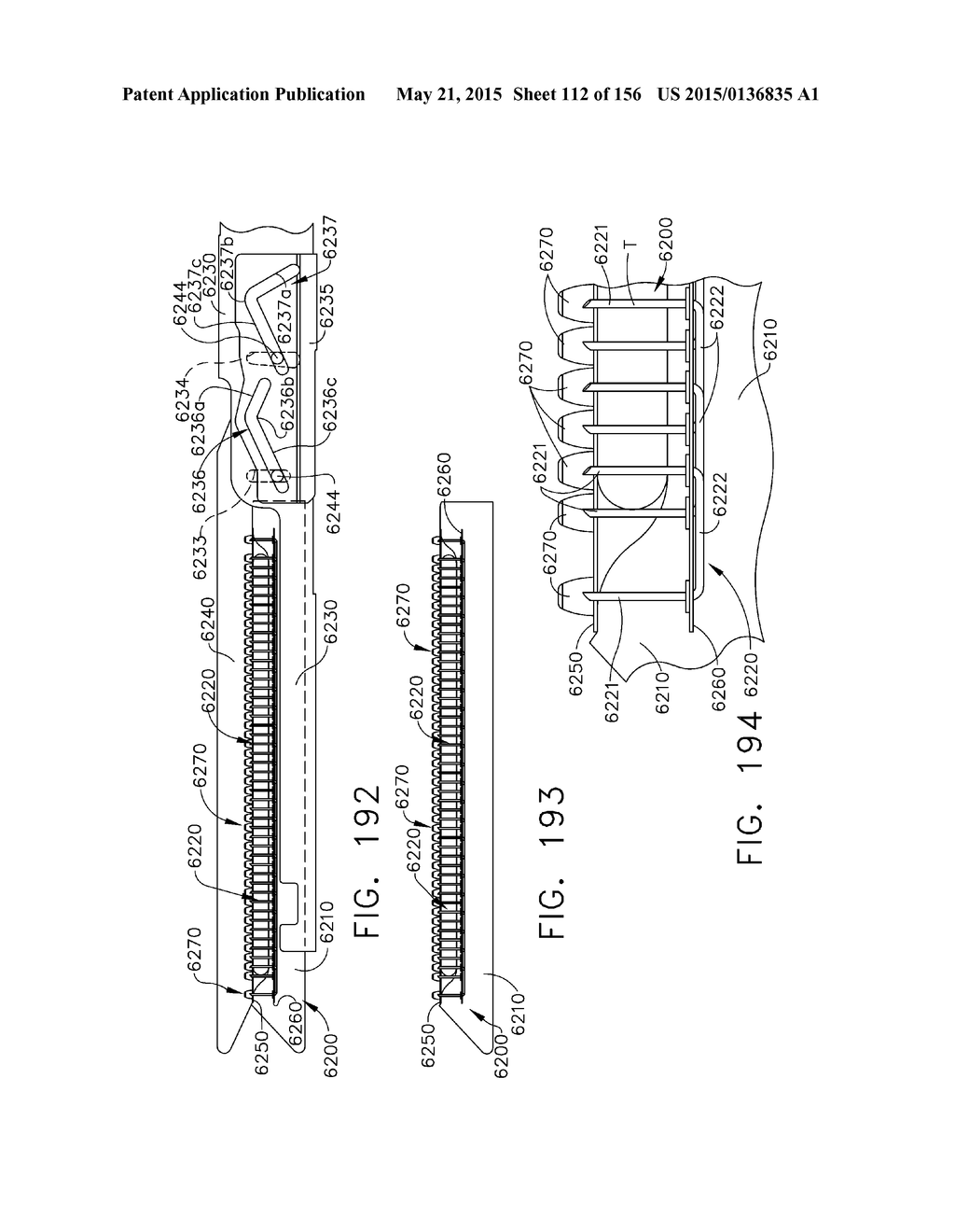 SURGICAL STAPLER WITH FLOATING ANVIL - diagram, schematic, and image 113