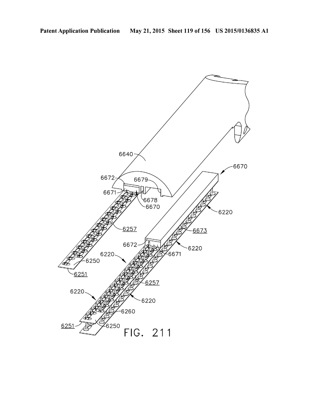 SURGICAL STAPLER WITH FLOATING ANVIL - diagram, schematic, and image 120