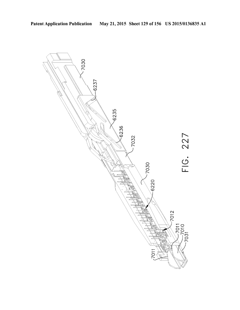 SURGICAL STAPLER WITH FLOATING ANVIL - diagram, schematic, and image 130