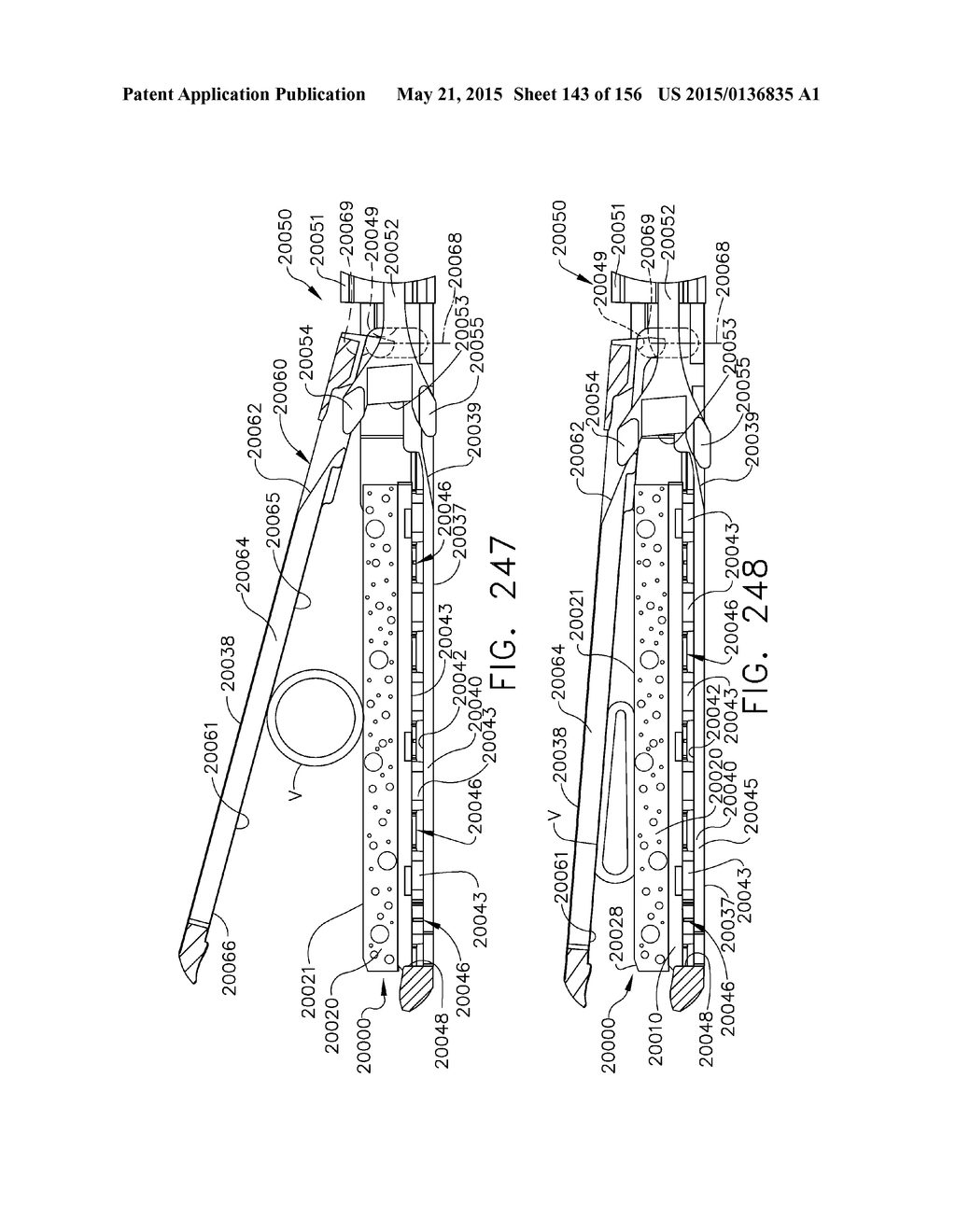 SURGICAL STAPLER WITH FLOATING ANVIL - diagram, schematic, and image 144