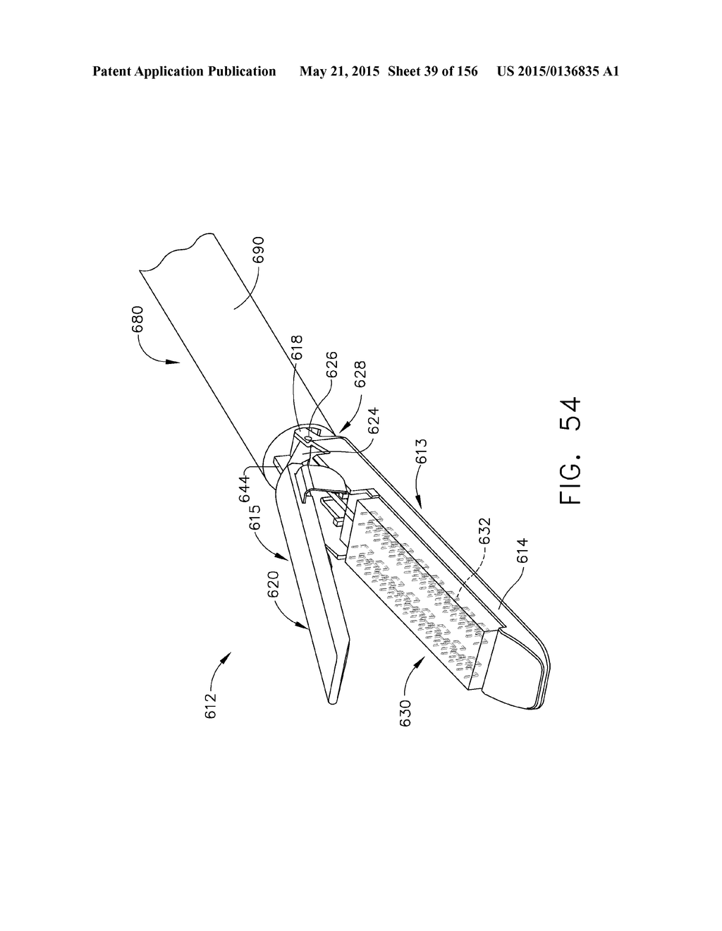 SURGICAL STAPLER WITH FLOATING ANVIL - diagram, schematic, and image 40