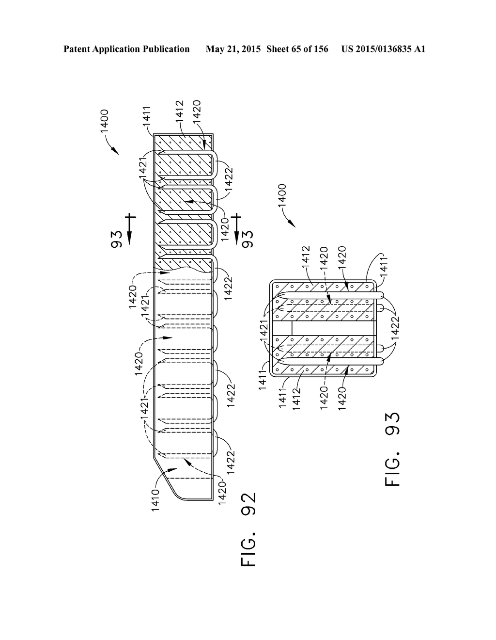 SURGICAL STAPLER WITH FLOATING ANVIL - diagram, schematic, and image 66