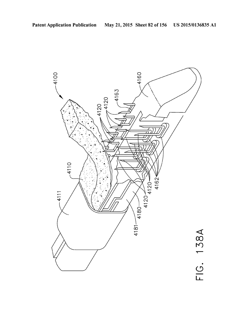 SURGICAL STAPLER WITH FLOATING ANVIL - diagram, schematic, and image 83