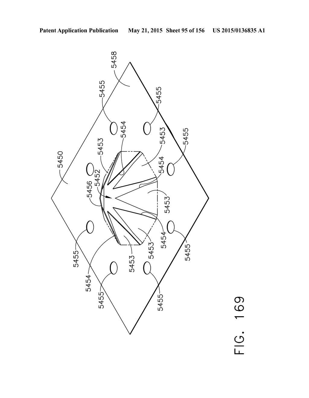 SURGICAL STAPLER WITH FLOATING ANVIL - diagram, schematic, and image 96