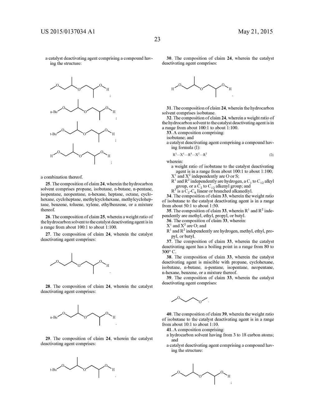 Methods for Terminating Olefin Polymerizations - diagram, schematic, and image 32