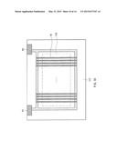 METHOD OF FABRICATING A DISPLAY DEVICE WITH STEP CONFIGURATION IN THE     INSULATING LAYER diagram and image