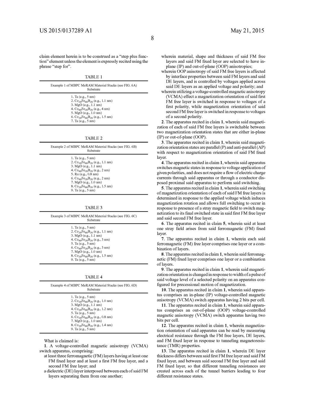 MULTIPLE-BITS-PER-CELL VOLTAGE-CONTROLLED MAGNETIC MEMORY - diagram, schematic, and image 21