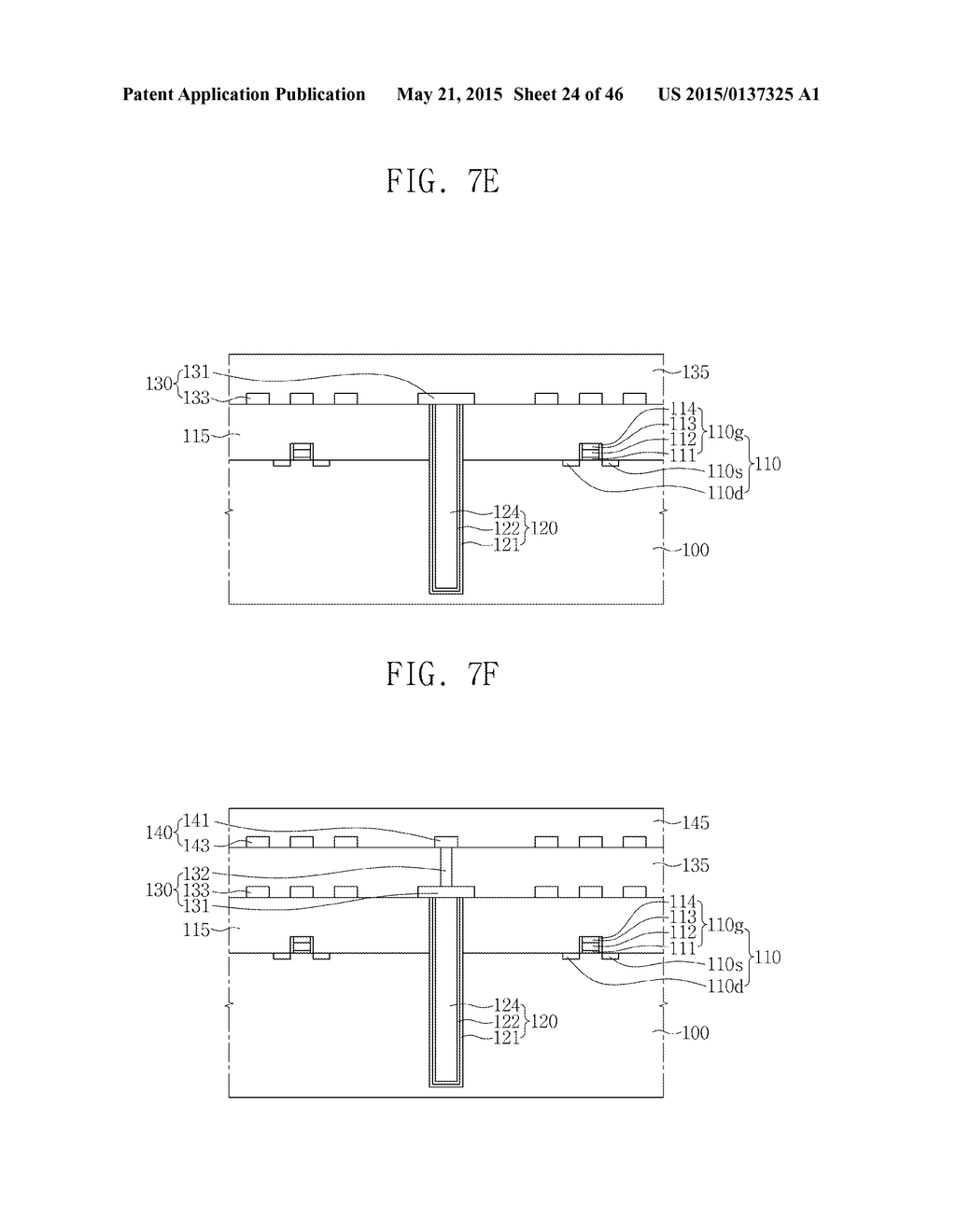 SEMICONDUCTOR DEVICE HAVING METAL PATTERNS AND PIEZOELECTRIC PATTERNS - diagram, schematic, and image 25