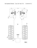 Land Vehicle Steering System Including Selective Inboard and Outboard     Wheels Adjustment diagram and image