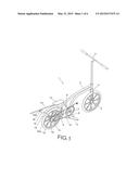 BICYCLE WITH REAR DRIVE ASSEMBLY FOR ELLIPTICAL MOVEMENT diagram and image