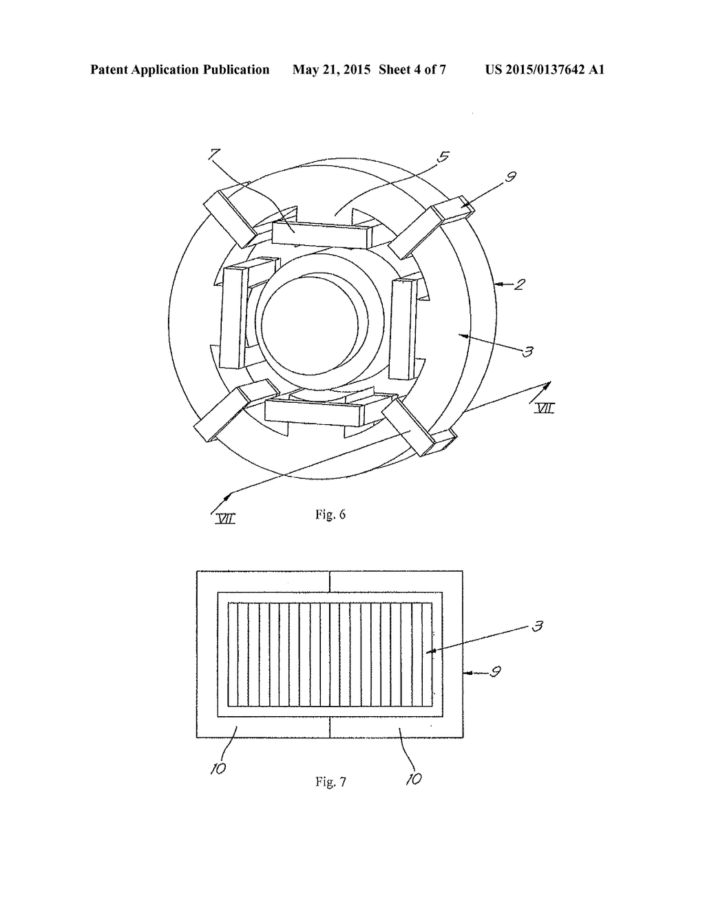 MAGNETIC BEARING AND METHOD FOR MOUNTING A FERROMAGNETIC STRUCTURE AROUND     A CORE OF A MAGNETIC BEARING - diagram, schematic, and image 05