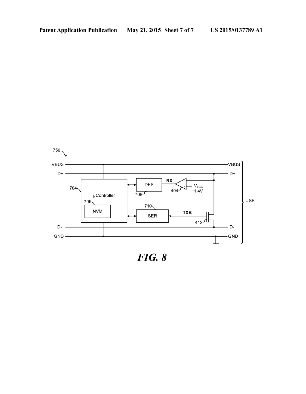 System and Method for a Serial Bus Interface - diagram, schematic, and image 08