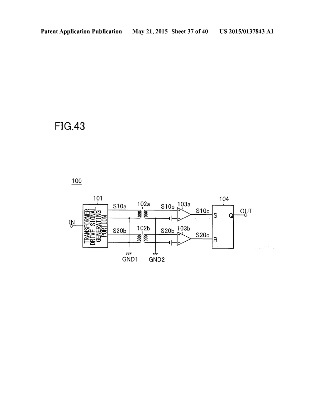 SIGNAL TRANSMISSION CIRCUIT DEVICE, SEMICONDUCTOR DEVICE, METHOD AND     APPARATUS FOR INSPECTING SEMICONDUCTOR DEVICE, SIGNAL TRANSMISSION     DEVICE, AND MOTOR DRIVE APPARATUS USING SIGNAL TRANSMISSION DEVICE - diagram, schematic, and image 38