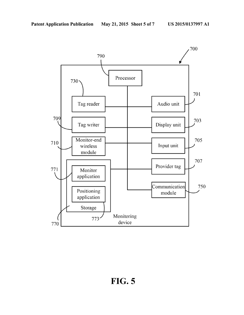 SYSTEM AND DEVICE FOR MEDICAL MONITORING - diagram, schematic, and image 06