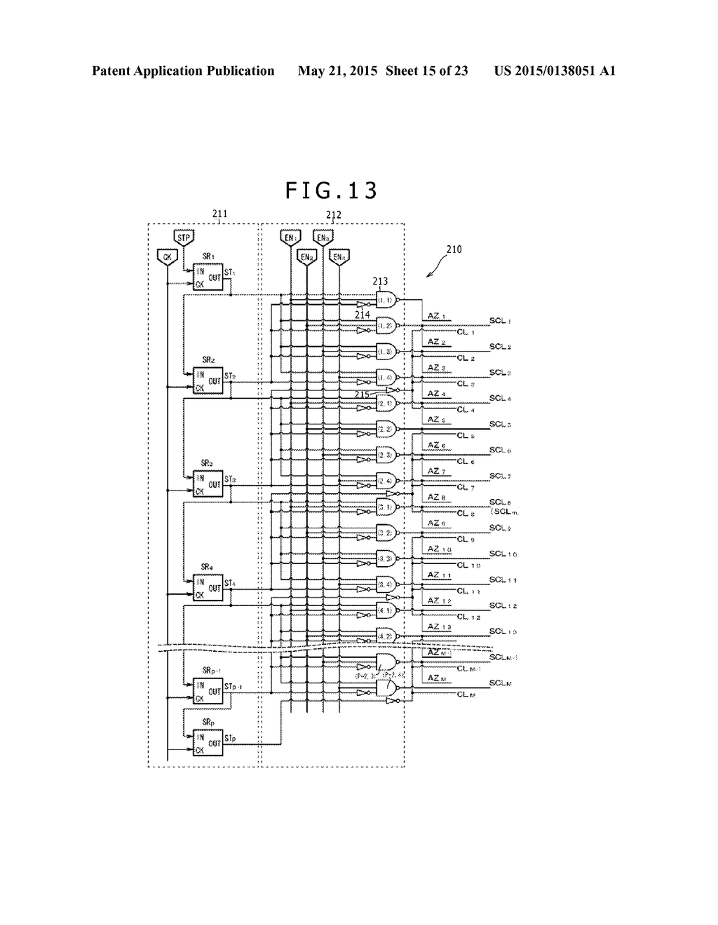 SCANNING DRIVE CIRCUIT AND DISPLAY DEVICE INCLUDING THE SAME - diagram, schematic, and image 16