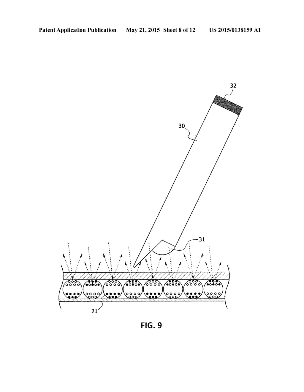 REFLECTIVE DISPLAY AND ELECTRONIC PEN SYSTEM USING THE SAME - diagram, schematic, and image 09