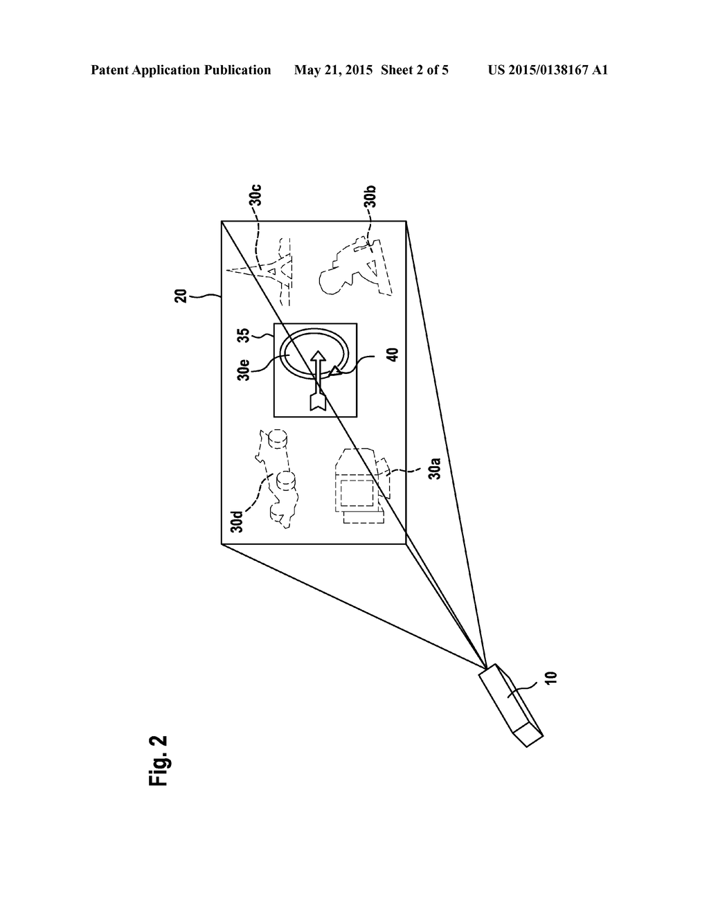 METHOD FOR REDUCING A LIGHT INTENSITY OF A PROJECTION DEVICE - diagram, schematic, and image 03