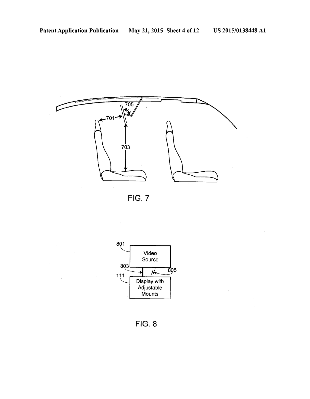 Adjustable Display System for Vehicular Use - diagram, schematic, and image 05