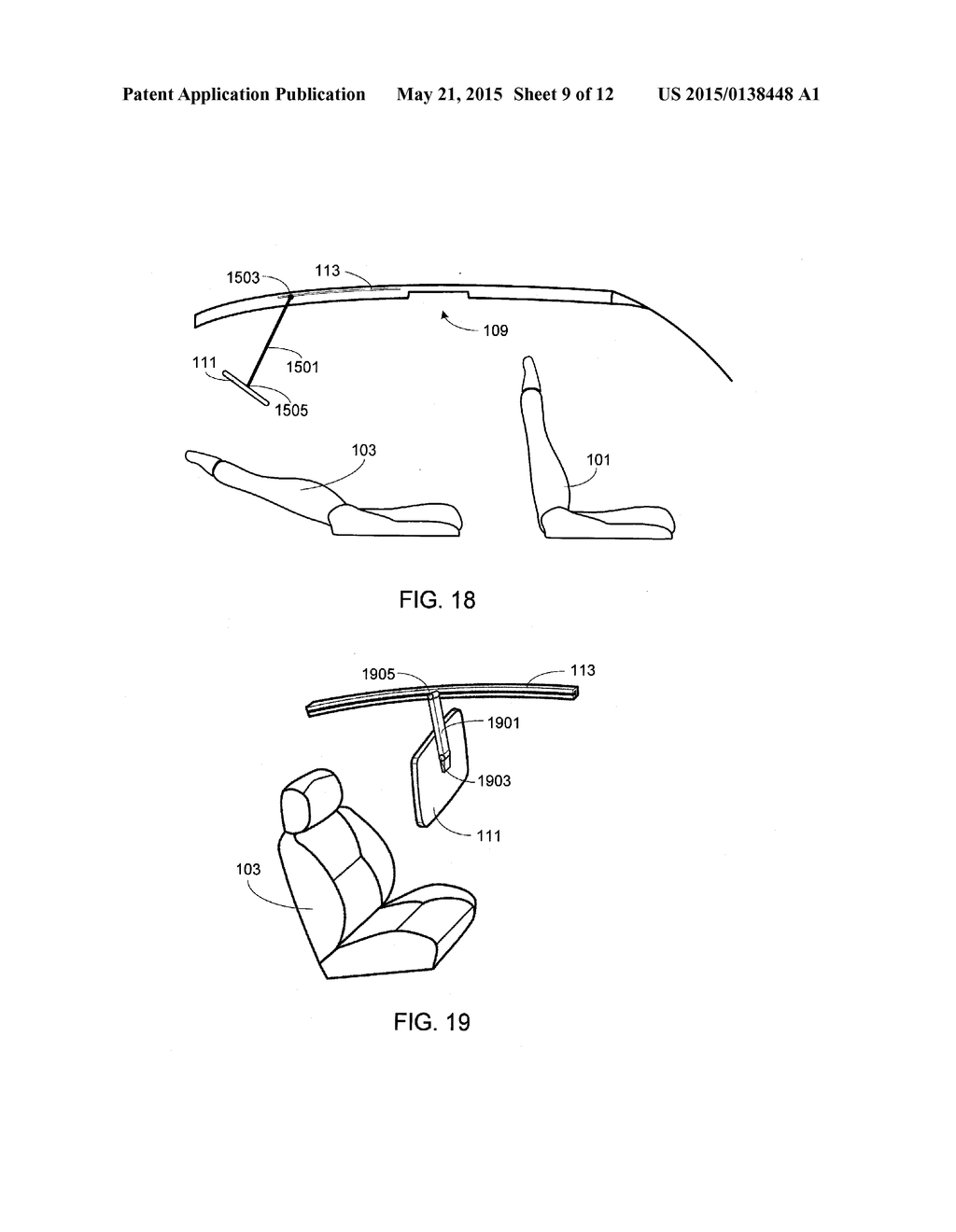 Adjustable Display System for Vehicular Use - diagram, schematic, and image 10