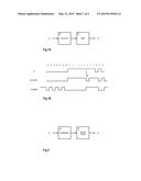 Serial transmission having a low level EMI diagram and image