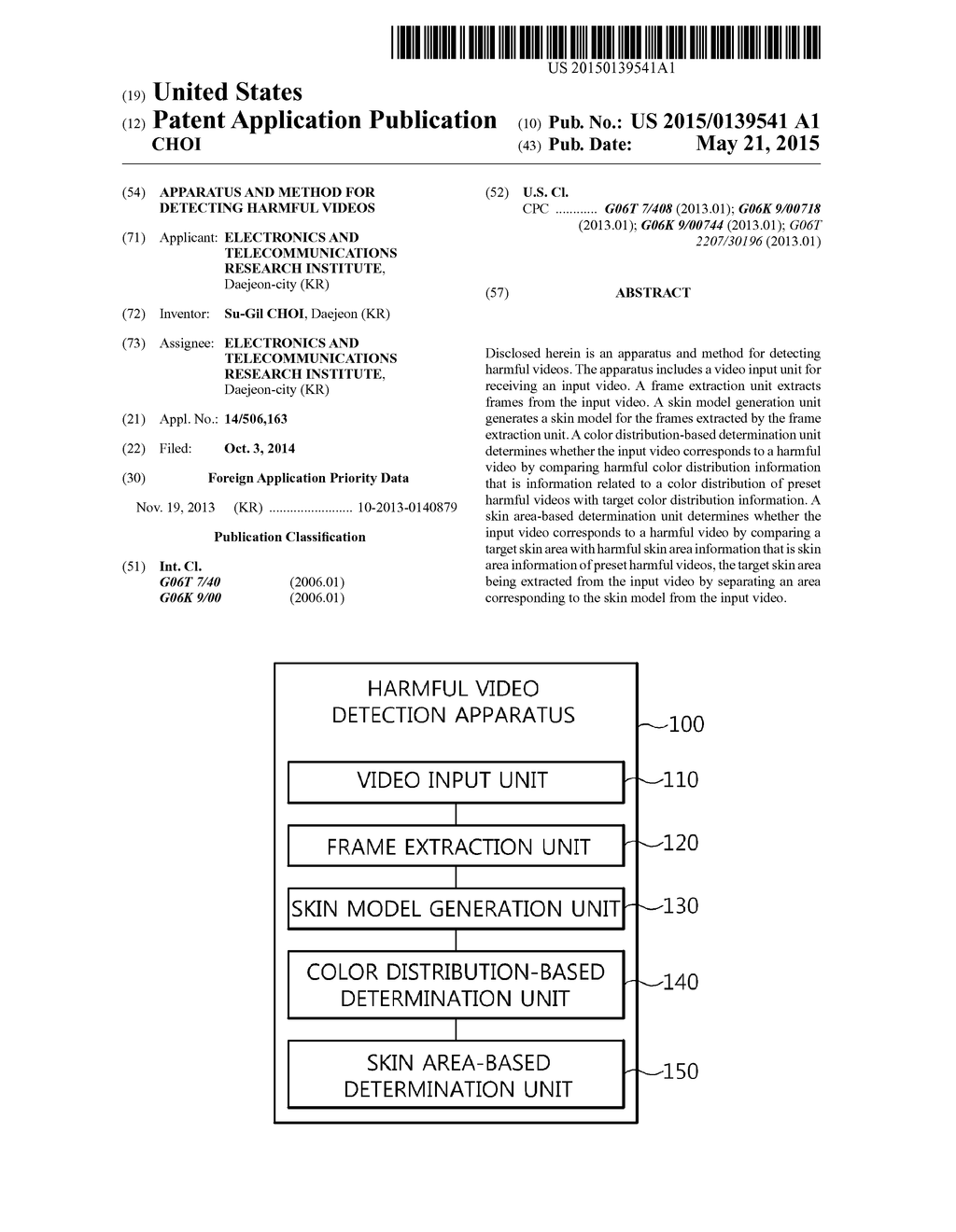 APPARATUS AND METHOD FOR DETECTING HARMFUL VIDEOS - diagram, schematic, and image 01