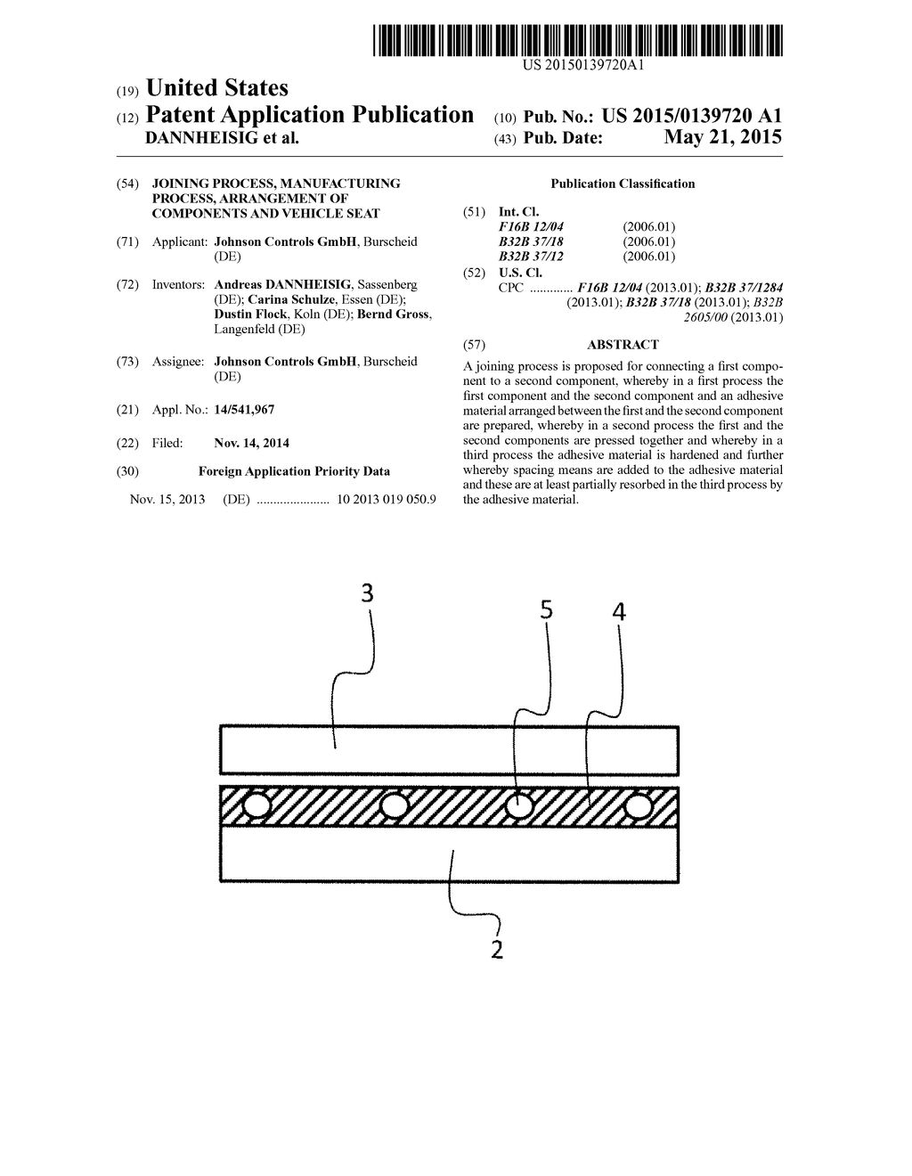 Joining Process, Manufacturing Process, Arrangement of Components and     Vehicle Seat - diagram, schematic, and image 01