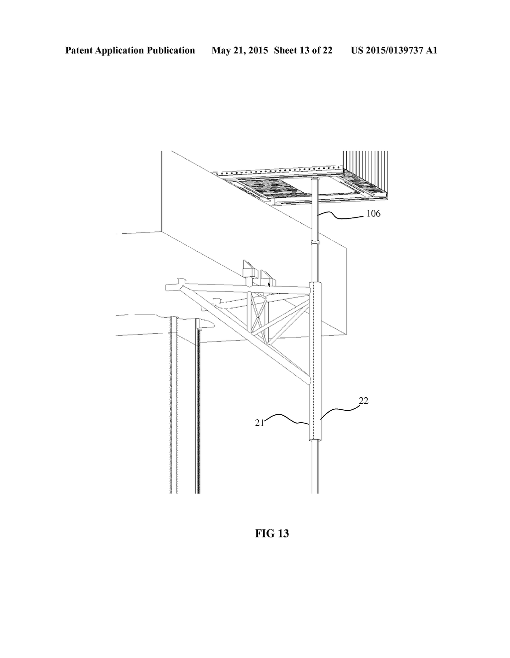 Jackup Deployed Riser Protection Structure - diagram, schematic, and image 14