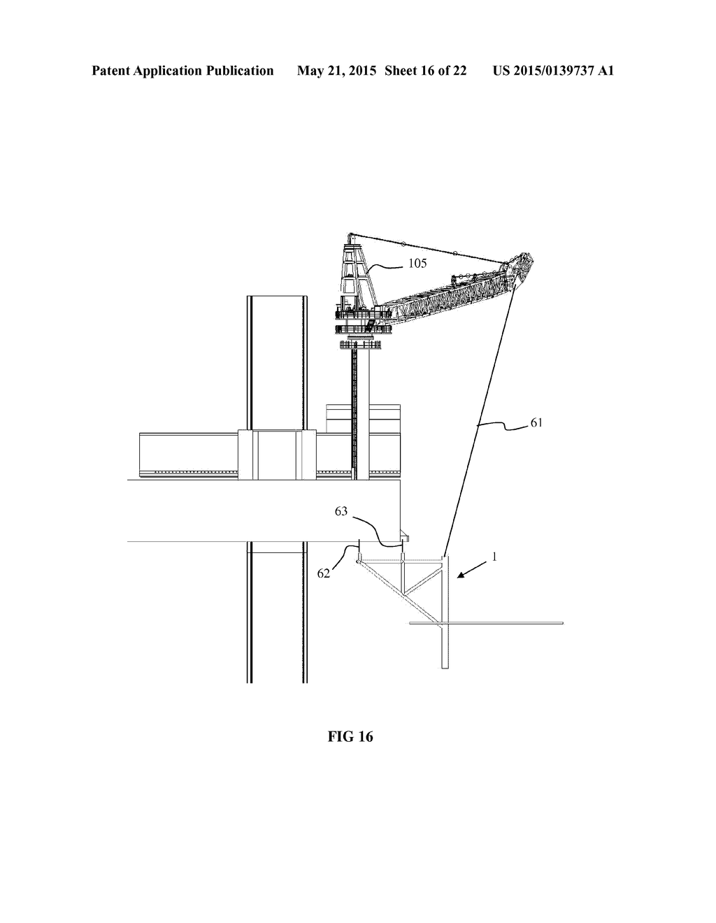 Jackup Deployed Riser Protection Structure - diagram, schematic, and image 17