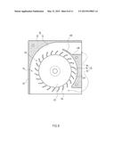 THIN-PROFILE CROSS-FLOW FAN WITH AIR VOLUME GAIN EFFECT diagram and image