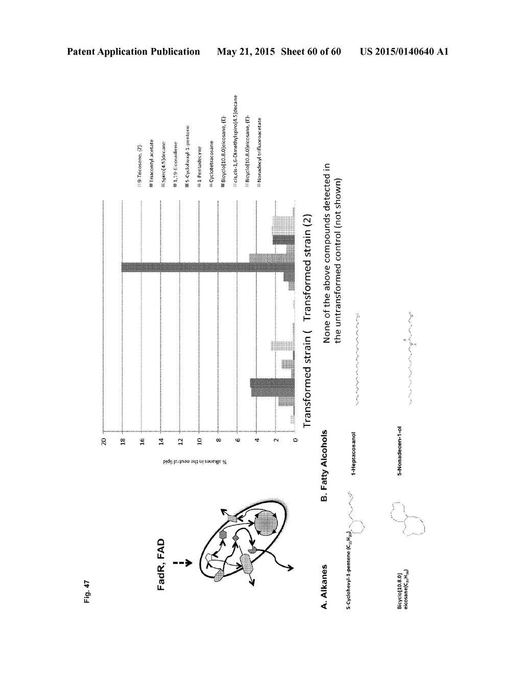 PROCESS FOR GROWING NATURAL OR ENGINEERED HIGH LIPID ACCUMULATING STRAIN     ON CRUDE GLYCEROL AND/OR OTHER SOURCES OF WASTE CARBON FOR THE PRODUCTION     OF OILS, FUELS, OLEOCHEMICALS, AND OTHER VALUABLE ORGANIC COMPOUNDS - diagram, schematic, and image 61