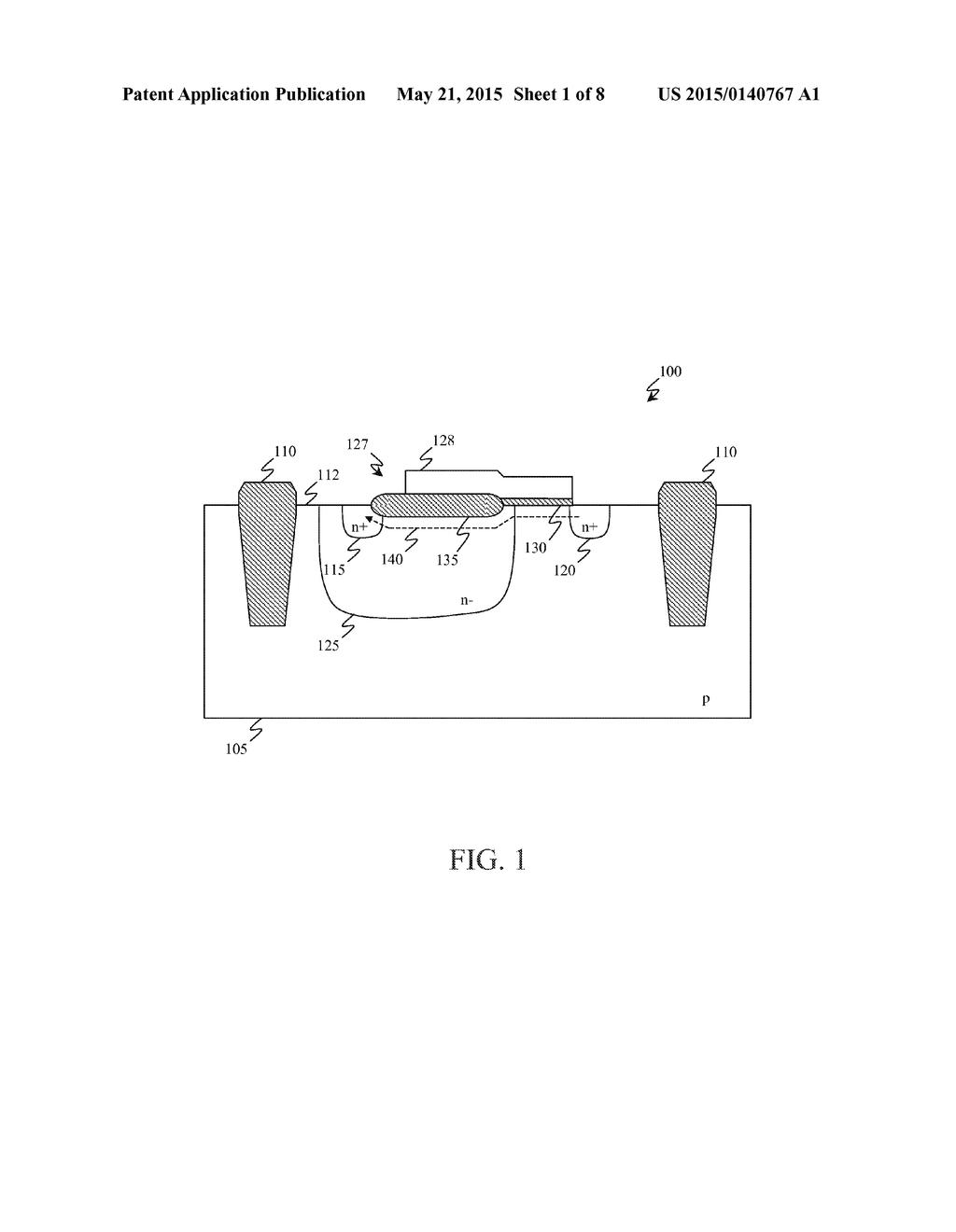 PROCESS FOR MANUFACTURING DEVICES FOR POWER APPLICATIONS IN INTEGRATED     CIRCUITS - diagram, schematic, and image 02