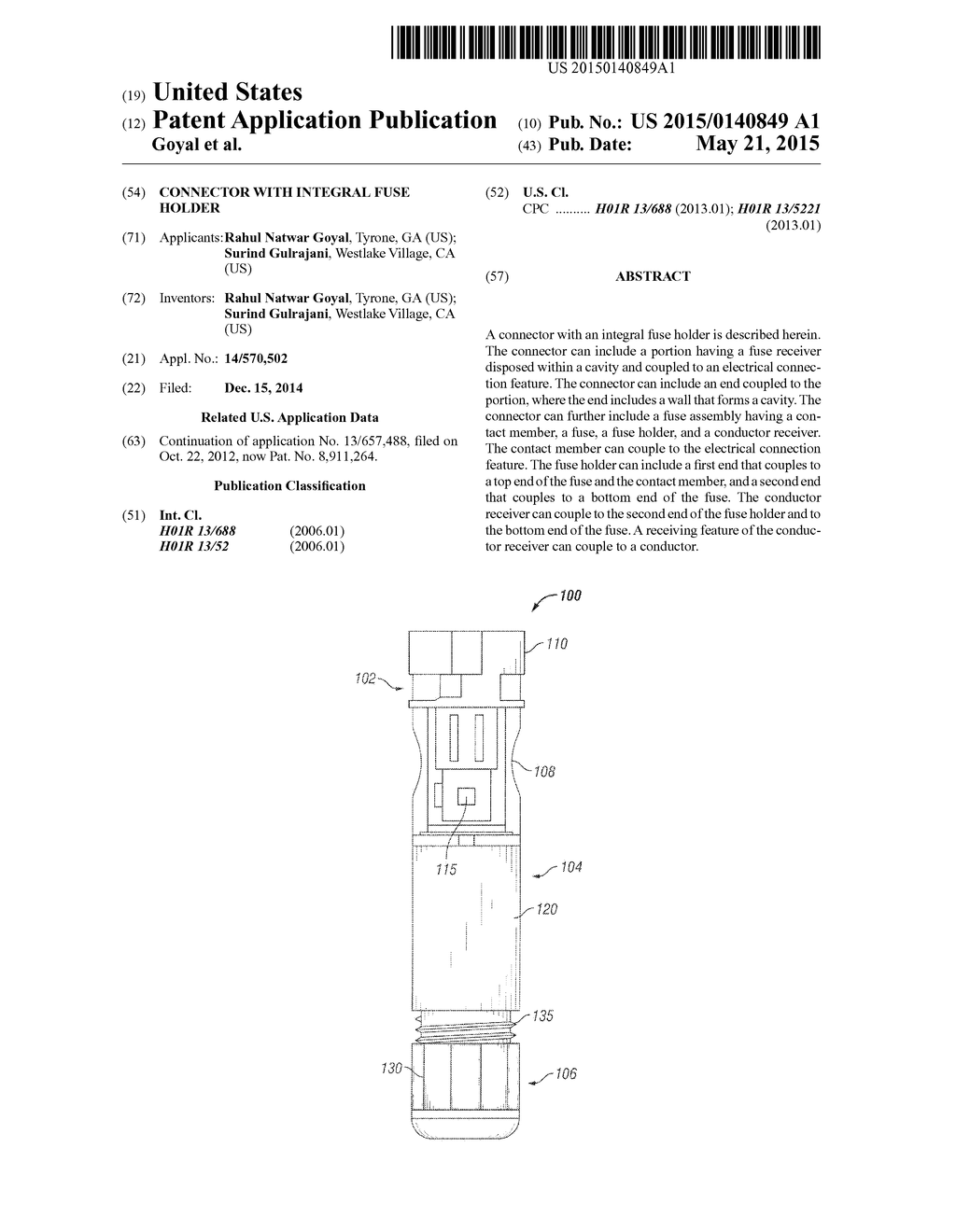 CONNECTOR WITH INTEGRAL FUSE HOLDER - diagram, schematic, and image 01