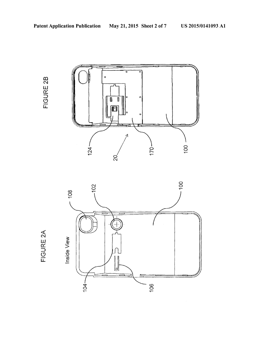 Cover for Mobile Device with Ecological Lighter - diagram, schematic, and image 03