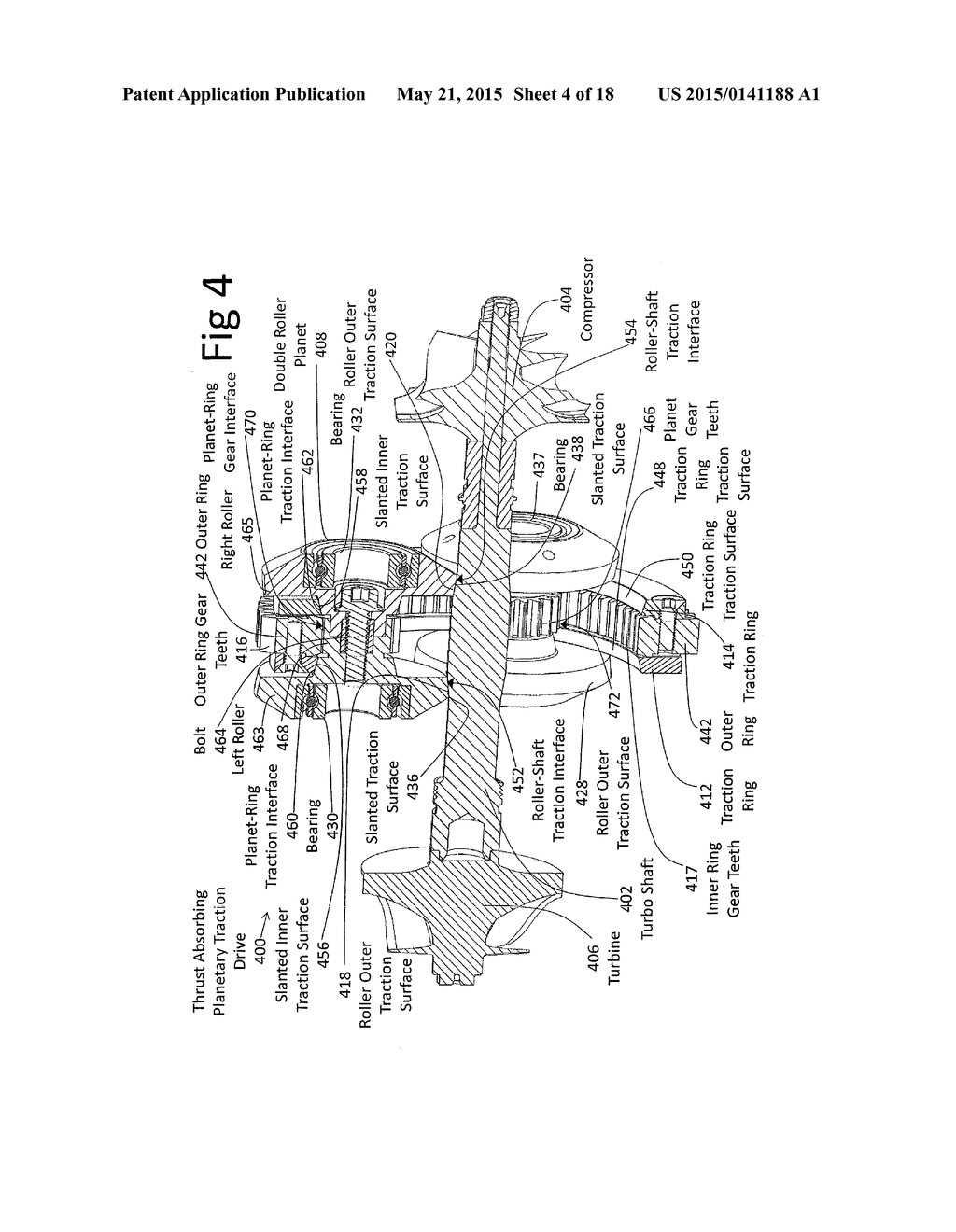 THRUST ABSORBING PLANETARY TRACTION DRIVE SUPERTURBO - diagram, schematic, and image 05