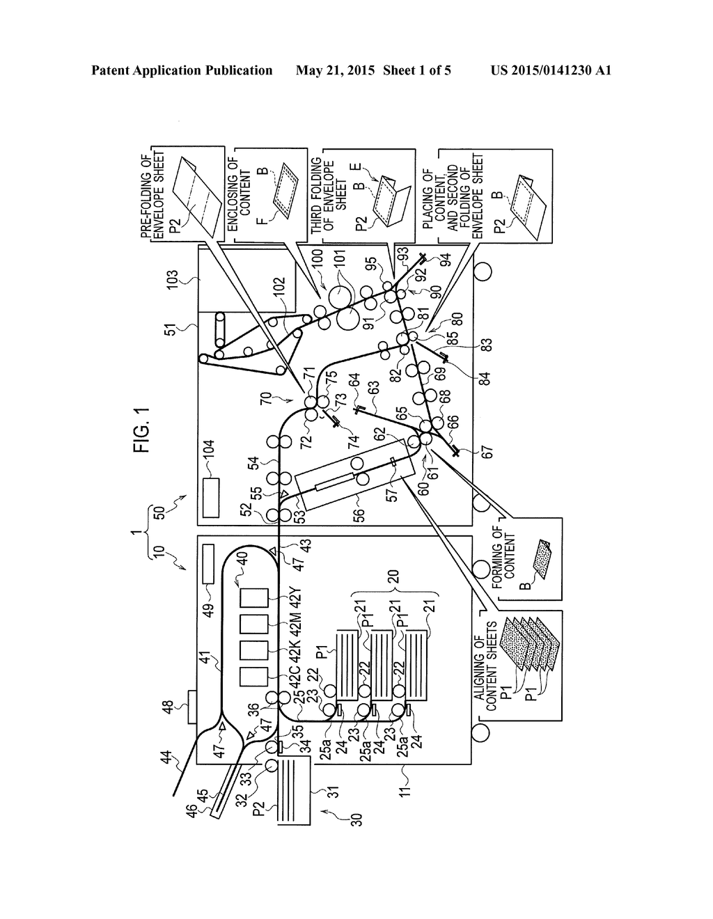 SHEET FOLDING DEVICE - diagram, schematic, and image 02