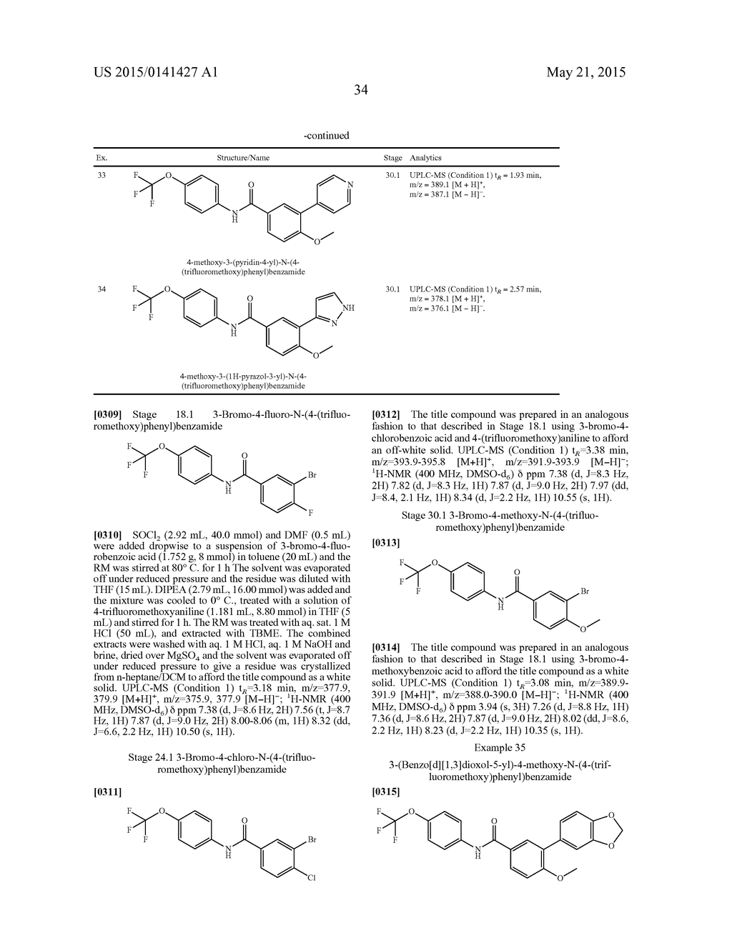 COMPOUNDS AND COMPOSITIONS FOR INHIBITING THE ACTIVITY OF ABL1, ABL2 AND     BCR-ABL1 - diagram, schematic, and image 35