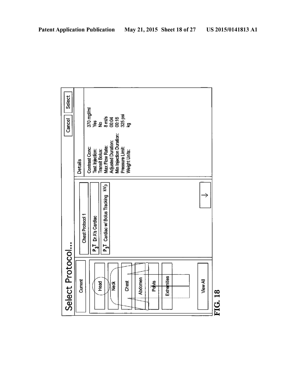 SYSTEMS AND METHODS FOR DETERMINATION OF PHARMACEUTICAL FLUID INJECTION     PROTOCOLS BASED ON X-RAY TUBE VOLTAGE - diagram, schematic, and image 19