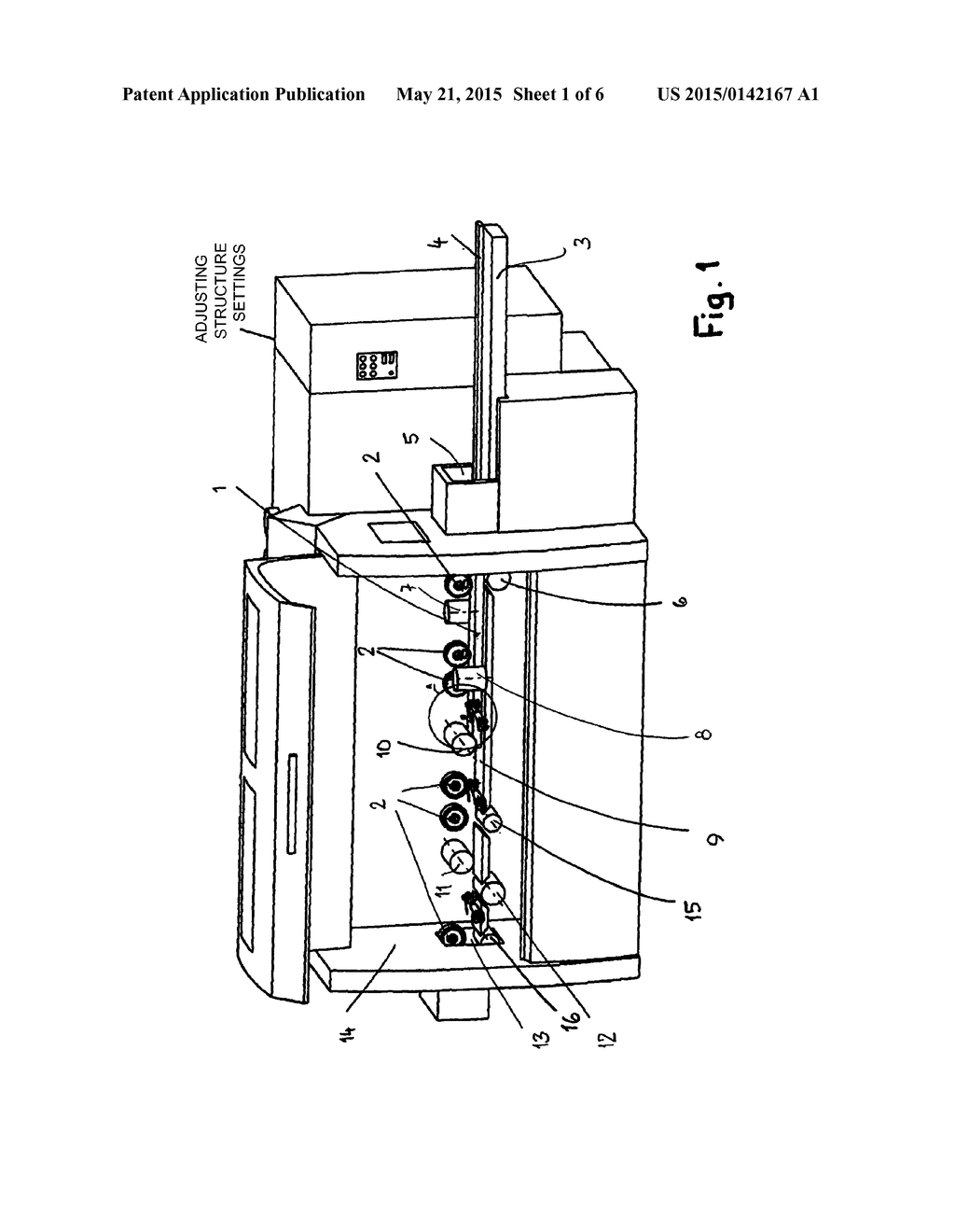 Method for producing structures or contours on a workpiece, and moulder - diagram, schematic, and image 02