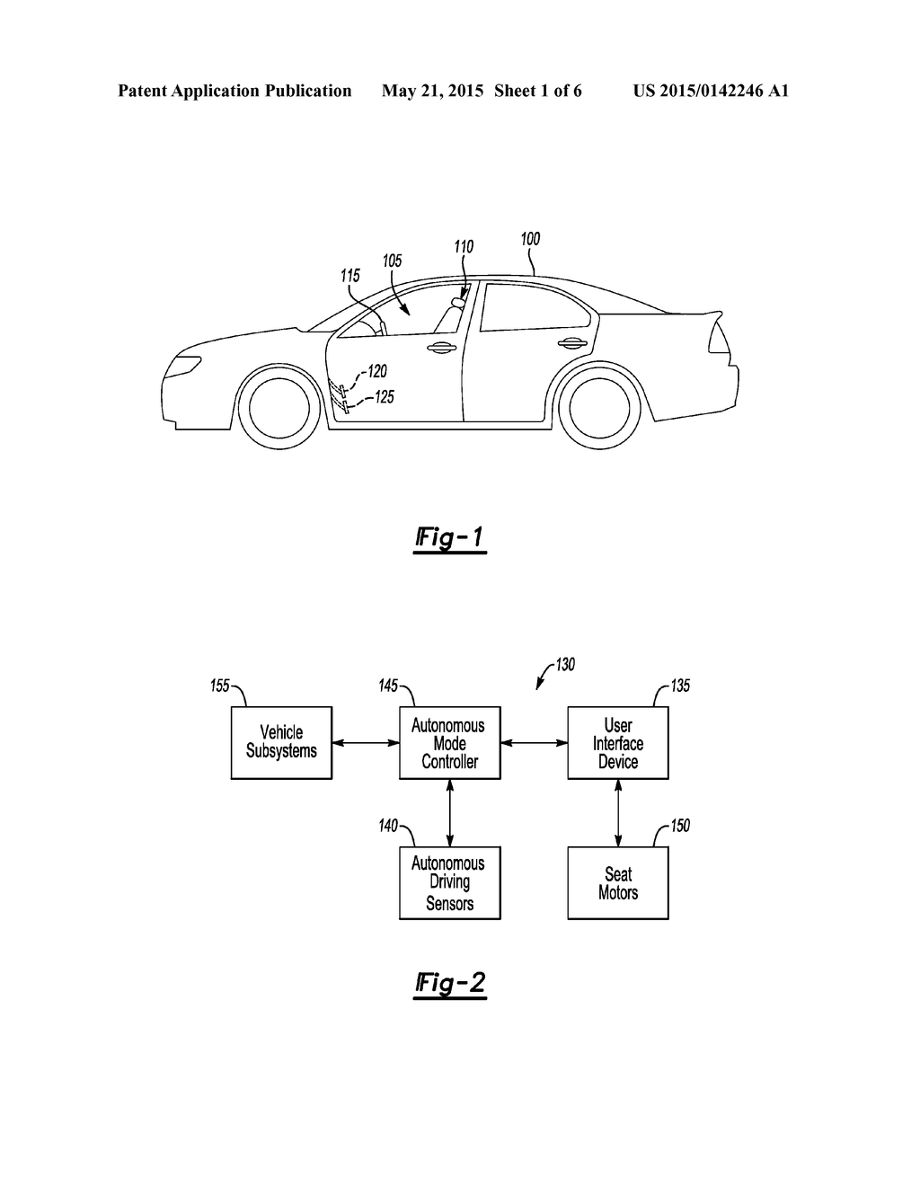 AUTONOMOUS VEHICLE WITH RECONFIGURABLE INTERIOR - diagram, schematic, and image 02