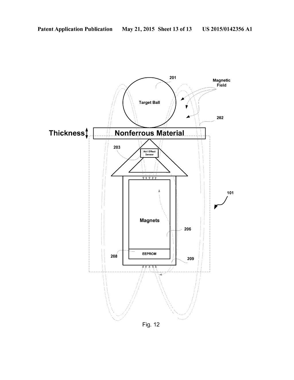 HALL EFFECT MEASUREMENT INSTRUMENT WITH TEMPERATURE COMPENSATION - diagram, schematic, and image 14