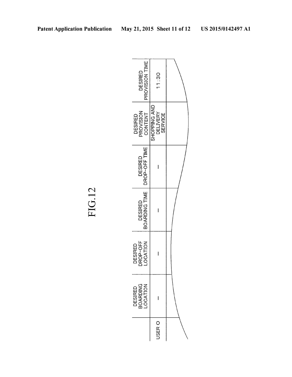 ON-DEMAND VEHICLE SERVICE MANAGEMENT DEVICE, ON-DEMAND VEHICLE SERVICE     MANAGEMENT METHOD, AND ON-DEMAND VEHICLE SERVICE MANAGEMENT SYSTEM - diagram, schematic, and image 12