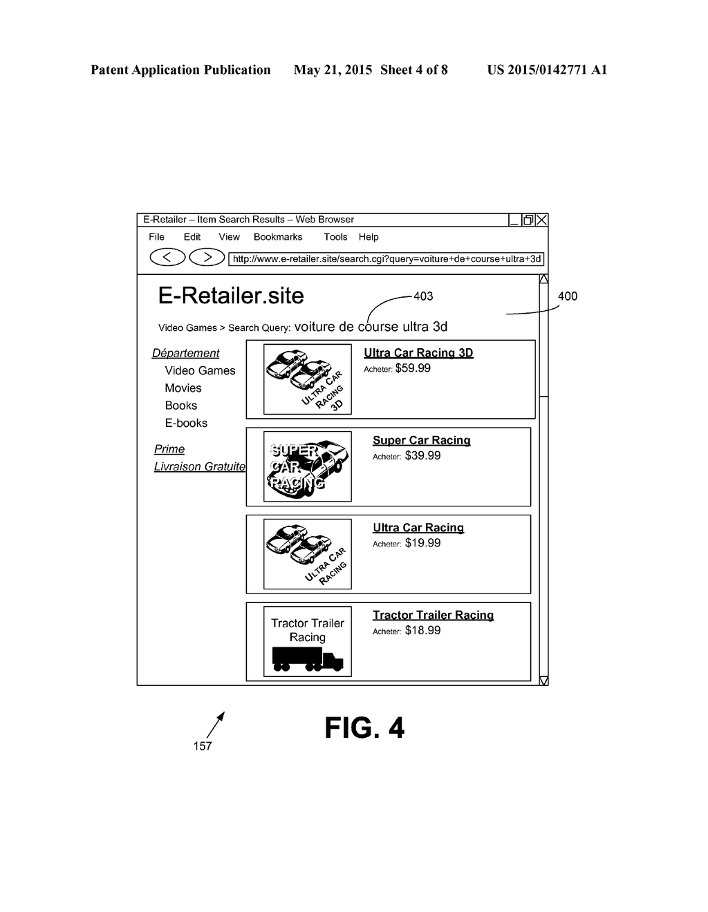 ADJUSTING SEARCH RESULT USER INTERFACES BASED UPON QUERY LANGUAGE - diagram, schematic, and image 05