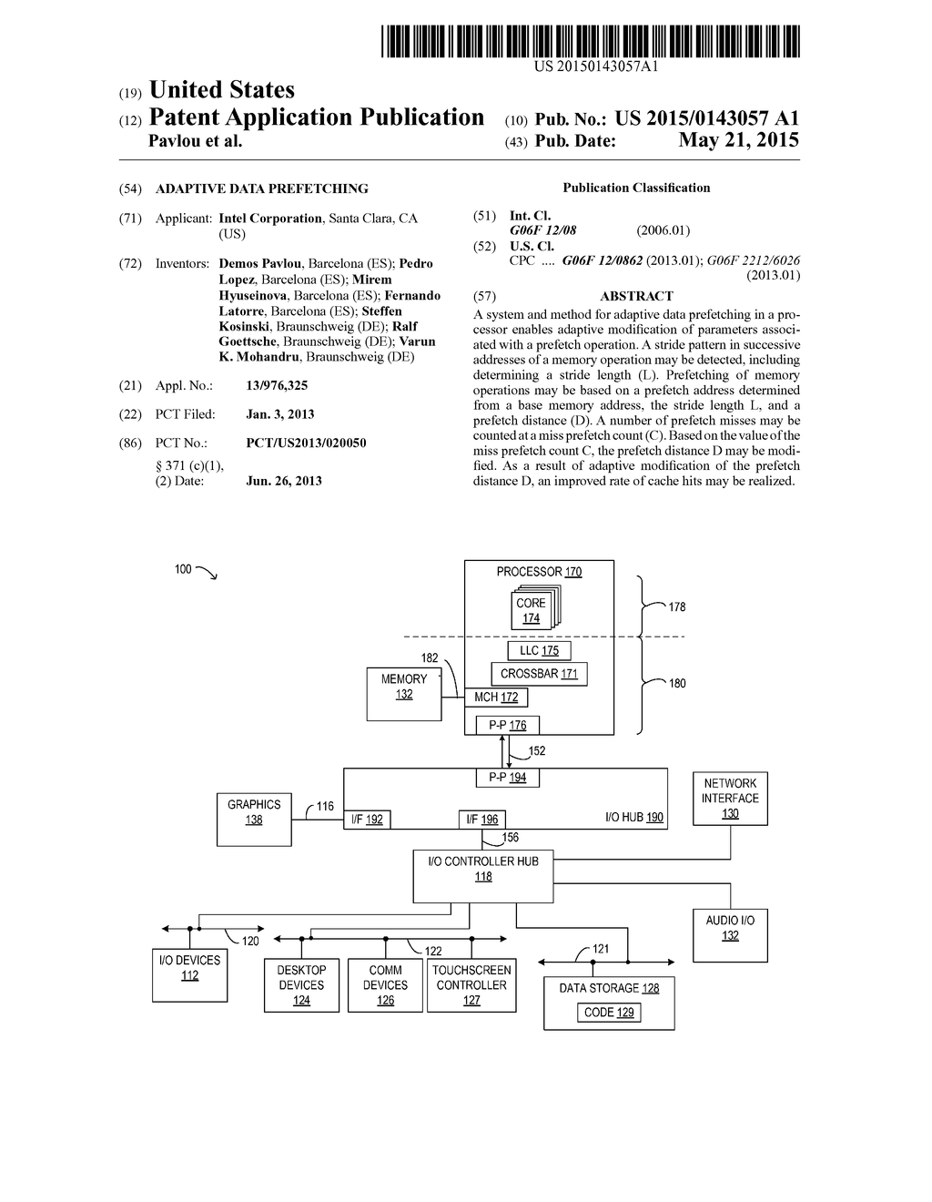 ADAPTIVE DATA PREFETCHING - diagram, schematic, and image 01