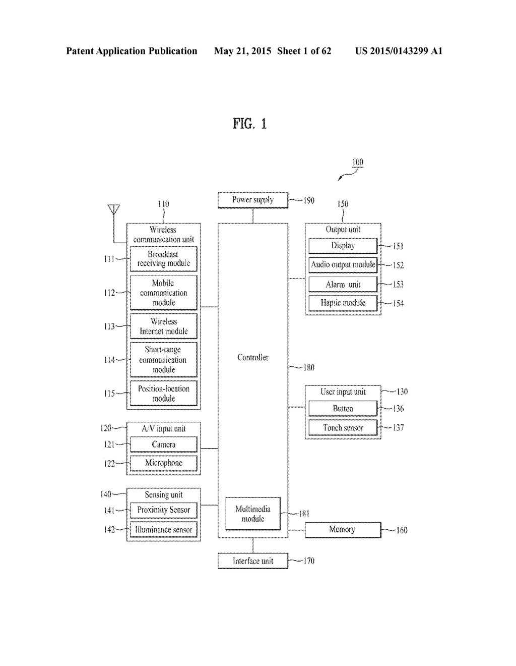 MOBILE TERMINAL AND CONTROLLING METHOD THEREOF - diagram, schematic, and image 02