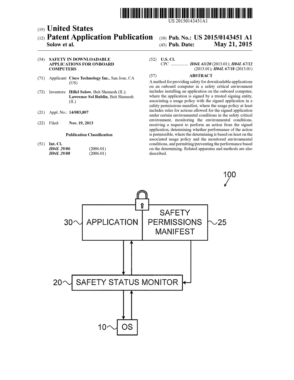 Safety in Downloadable Applications for Onboard Computers - diagram, schematic, and image 01