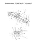 WIPER BLADE INCLUDING A DEVICE AND A MEANS FOR SPRAYING A WASHING LIQUID diagram and image