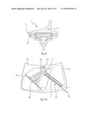 WIPER BLADE INCLUDING A DEVICE AND A MEANS FOR SPRAYING A WASHING LIQUID diagram and image