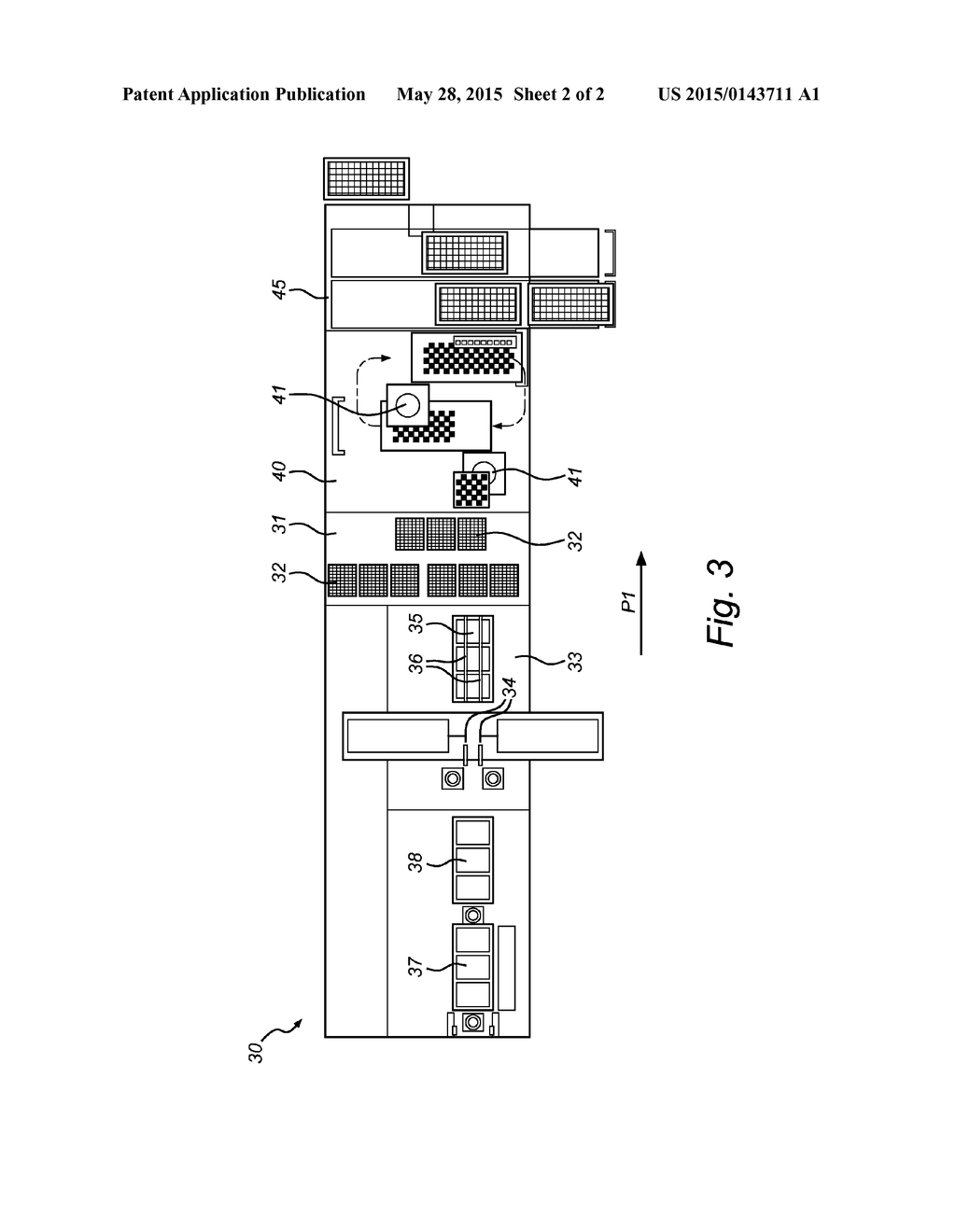 Device and Method for Separating, At Least Partially Drying and Inspecting     Electronic Components - diagram, schematic, and image 03